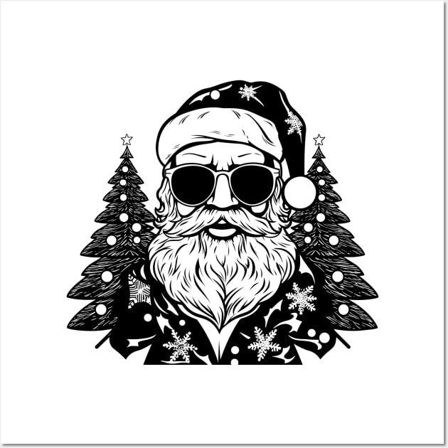 Santa Claus Wall Art by MZeeDesigns